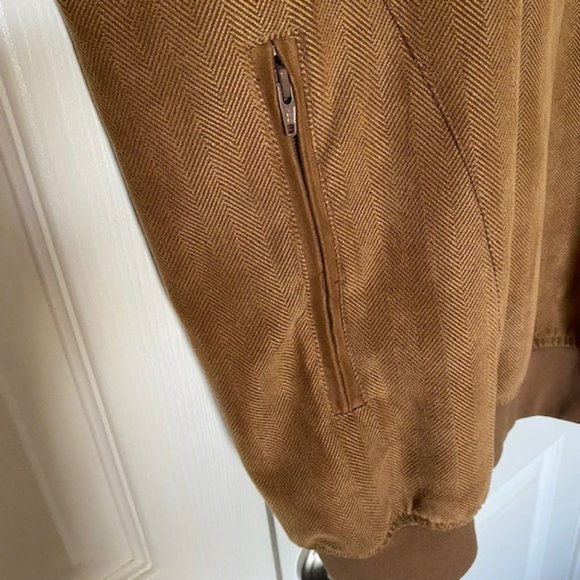 Zero Restriction ZR Jacket Golf Microsuede Outlaw Golf Course Logo 1/4 Zip Men S - Picture 5 of 10